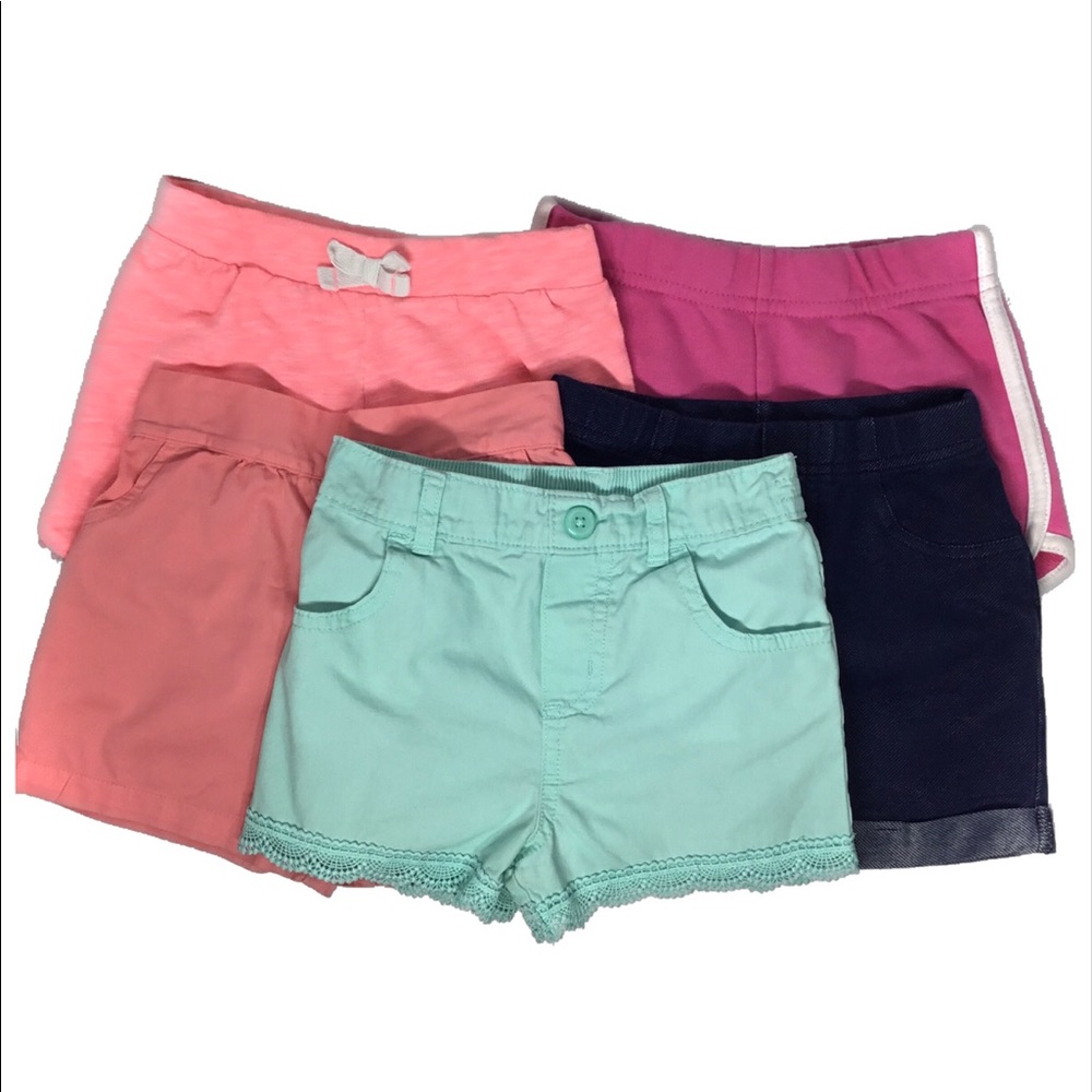 Lot of 5 - 4T Girl’s Shorts
